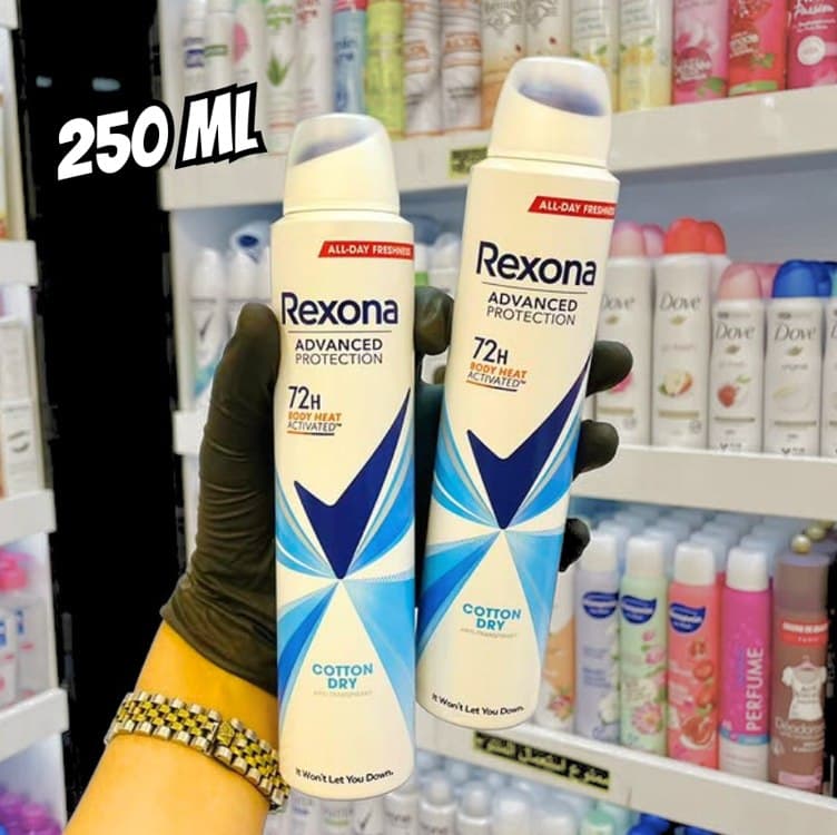 Rexona Antitranspirante Aerossol Cotton Dry 250 ml